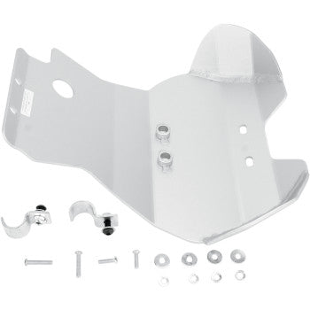 Moose Offroad Aluminum Skid Plate — Skid Plate Skid Plate - Silver - Kawasaki - KLX 250 S | 300/R