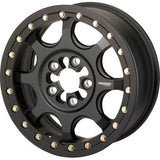 Moose Offroad 351X 5-Lug Beadlock Wheel - Satin Black - 15x7 - 5/4.5 - 5+2