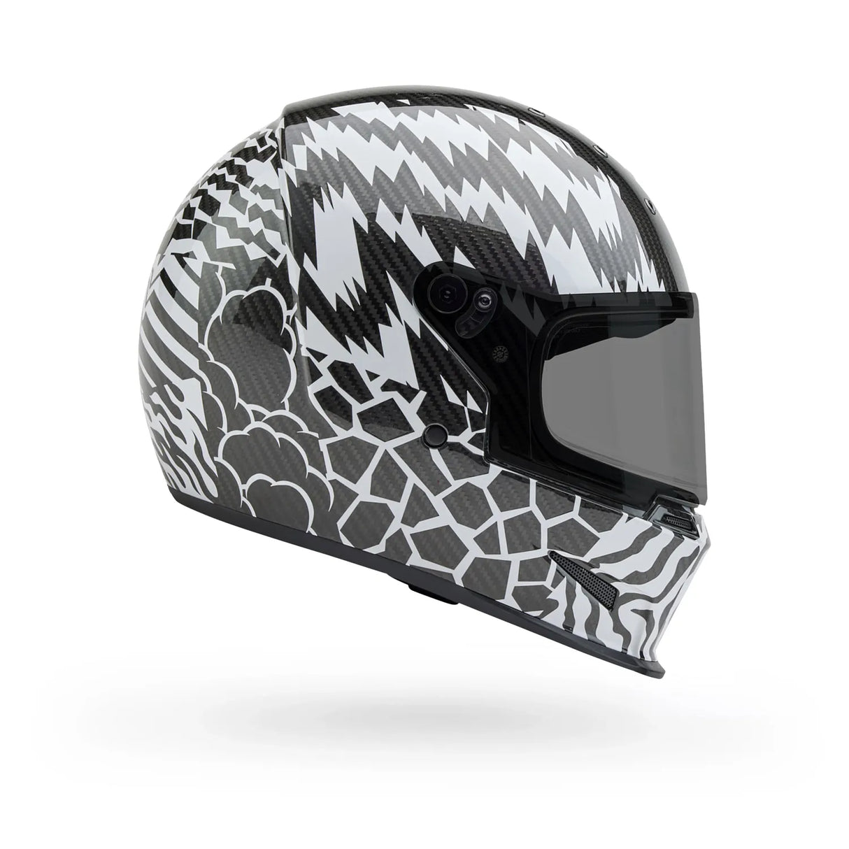 Bell Eliminator Carbon  Deathspray Black/White Helmet
