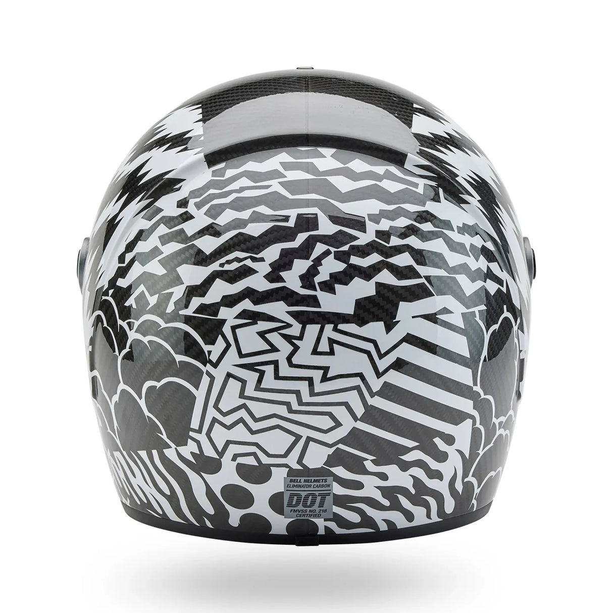 Bell Eliminator Carbon  Deathspray Black/White Helmet