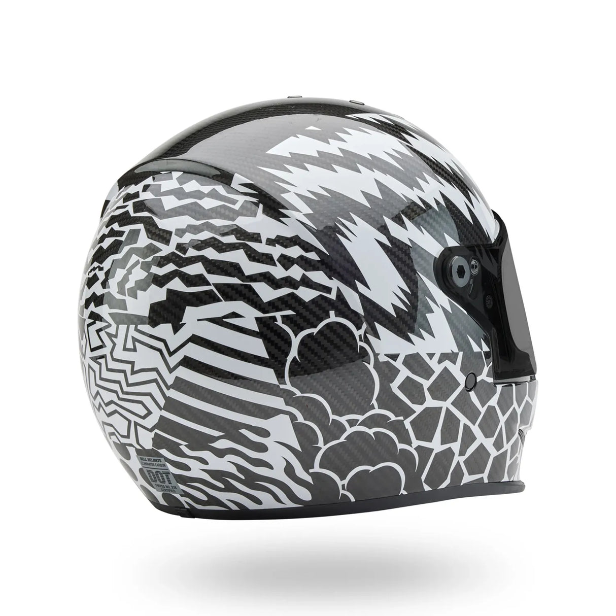 Bell Eliminator Carbon  Deathspray Black/White Helmet