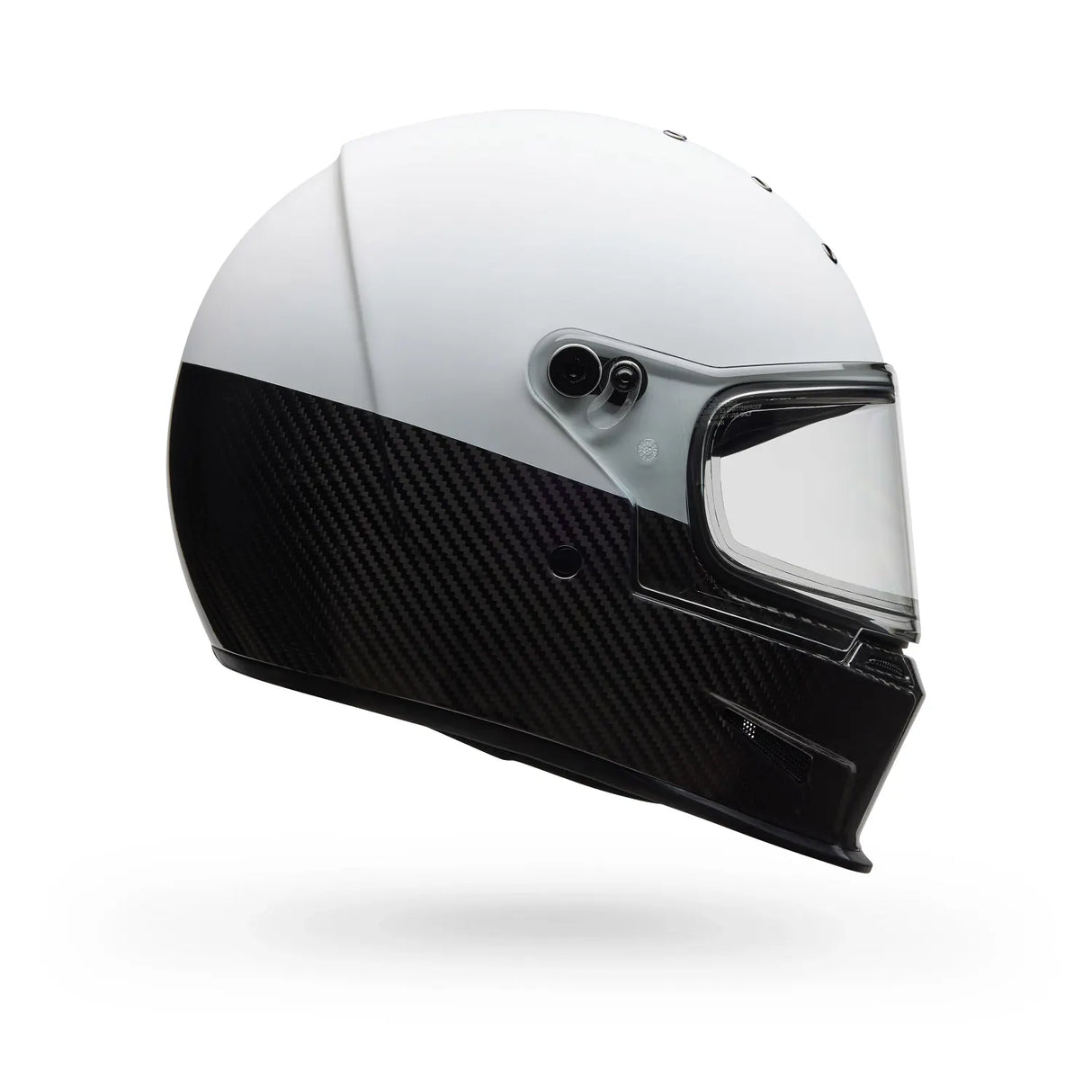 Bell Eliminator Carbon Diverge Matte/Gloss White/Black Helmet