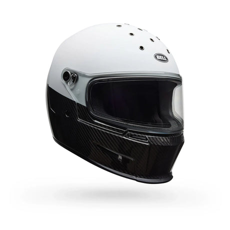 Bell Eliminator Carbon Diverge Matte/Gloss White/Black Helmet