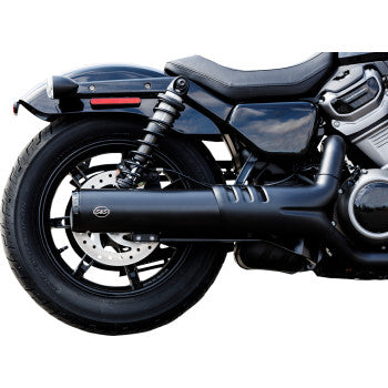 S&S Cycle 4-1/2" Grand National Slip-On Muffler - Black