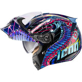 Icon Threshold™ Synthwave Lazer Cobra Modular Helmet
