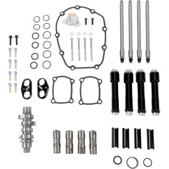 S&S Cycle Camshaft Kit - 496 Chain Drive - Black Pushrod Tubes - M8