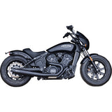 S&S Cycle 2-into-1 Grand National Exhaust System - Black - 50-State
