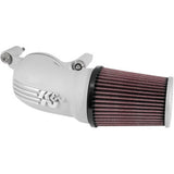 K & N Aircharger® Intake System with Cast Aluminum Intake Tube - Satin Silver