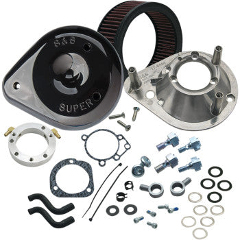 S&S Cycle Teardrop Air Cleaner Kit - Gloss Black