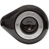 S&S Cycle Stealth Air Cleaner Cover - Mini Teardrop - Carbon Fiber