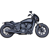 S&S Cycle 2-into-1 Grand National Exhaust System - Black - Race Only