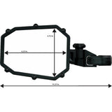 Moose Offroad Side View Mirror Mirror - Side View - Octagon - Black