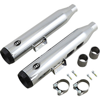 S&S Cycle Grand National 50 State Slip-On Mufflers - Chrome