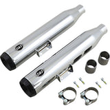 S&S Cycle Grand National 50 State Slip-On Mufflers - Chrome