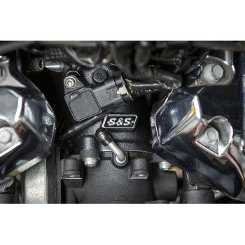 S&S Cycle CNC-Ported 55 mm Intake Manifold - M8 - 55 mm - Black