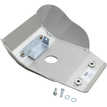 Moose Offroda Aluminum Skid Plate — Skid Plate Skid Plate - Silver - Honda - CRF 125 F/FB