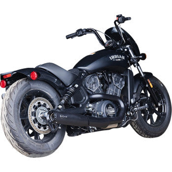 S&S Cycle 2-into-1 Grand National Exhaust System - Black - Race Only