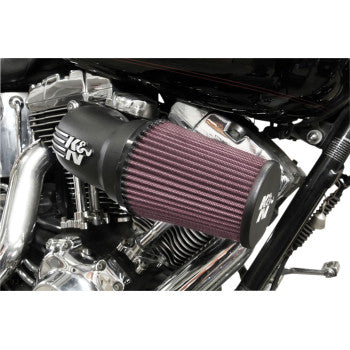 K & N Aircharger® Intake System with Cast Aluminum Intake Tube - Satin Black