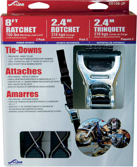 X-Series 1-1/4" Ratchet Tie-Downs