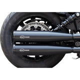 S&S Cycle Grand National Slip-On Mufflers - Black - 50-State