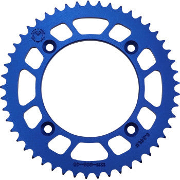 Moose Offroad Rear Aluminum Sprocket Rear Sprocket - Aluminum - 49 Tooth - Blue - Husqvarna/KTM