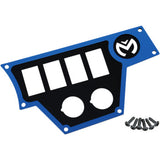 Moose Offroad Dash Plate for RZR Dash Plate - Large - Right - Blue