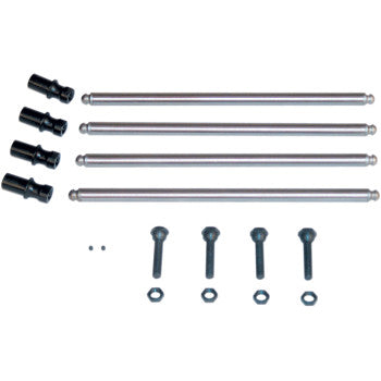 S&S Cycle Non-Adjustable Pushrod Kit - Conversion w/Adjustable Lifter Adapters - Big Twin
