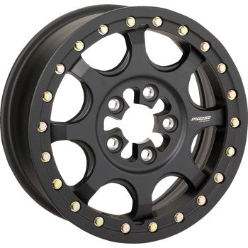 Moose Offroad 351X 5-Lug Beadlock Wheel - Satin Black - 15x7 - 5/4.5 - 5+2