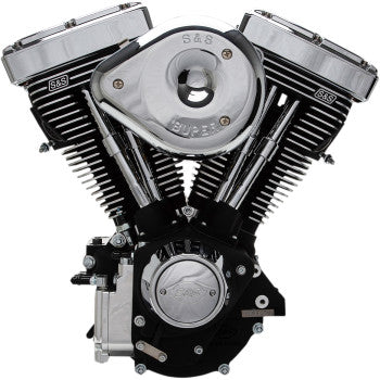S&S Cycle V96R Series Engine - Black - Custom Chassis | Evolution Big Twin