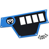 Moose Offroad Dash Plate for RZR Dash Plate - Large - Left - Blue -