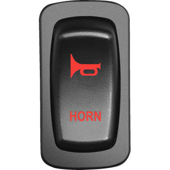 Moose Offroad Low-Profile Switch Switch - Horn - Red