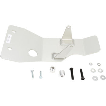 Moose Offroad Aluminum Skid Plate — Skid Plate Skid Plate - Silver - Honda