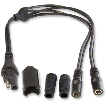 Tecmate OptiMate™ Y-Splitter - SAE to DC 2.5 mm
