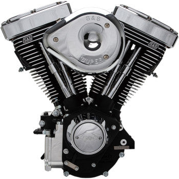 S&S Cycle V80R Series Engine - Black - Custom Chassis | Evolution Big Twin