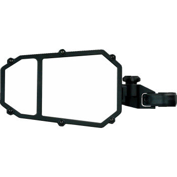 Moose Offroad Side View Mirror with Blind Spot Mirror - Side View - Octagon - Black