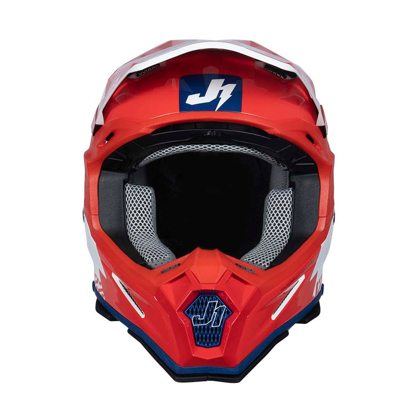 Just1 J22F Revolte Red/Blue/White Helmet