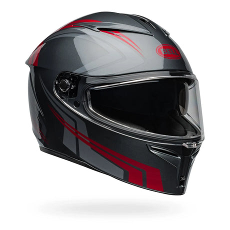 Bell Jetstream Gloss Gray/Candy Red Helmet