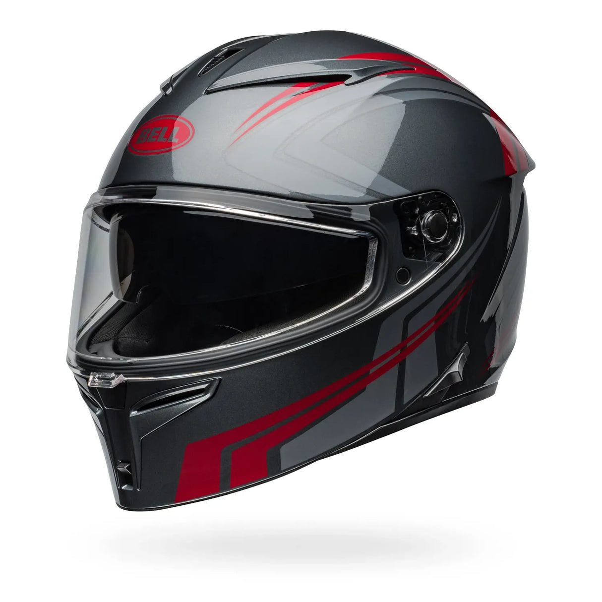 Bell Jetstream Gloss Gray/Candy Red Helmet