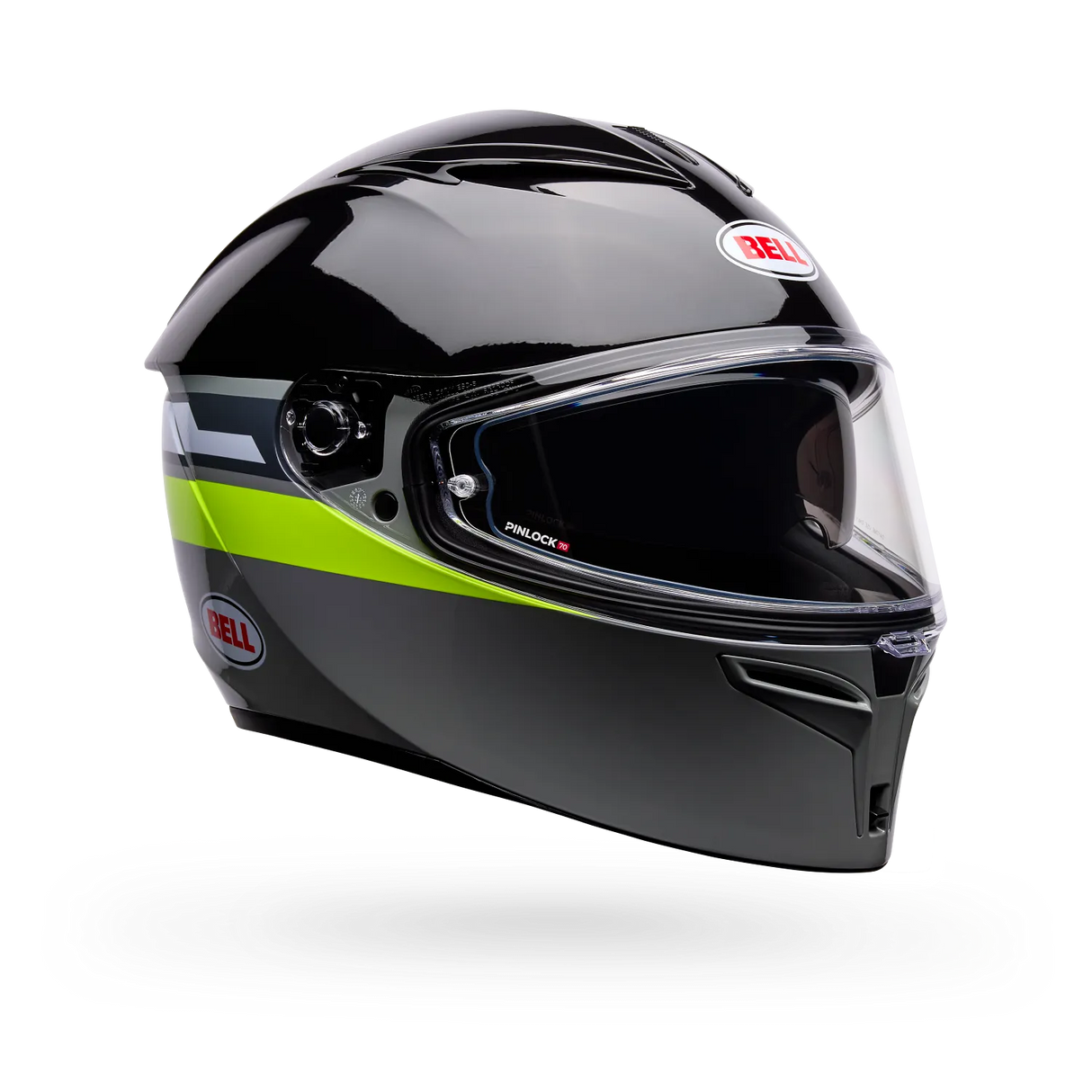 Bell Lithium Gray/Green Motion Helmet