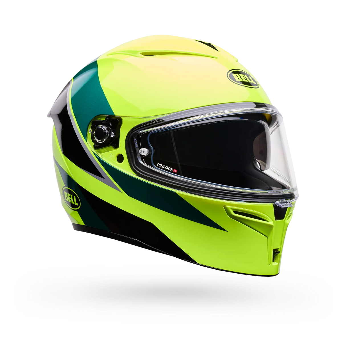 Bell Lithium Yellow Flip Helmet