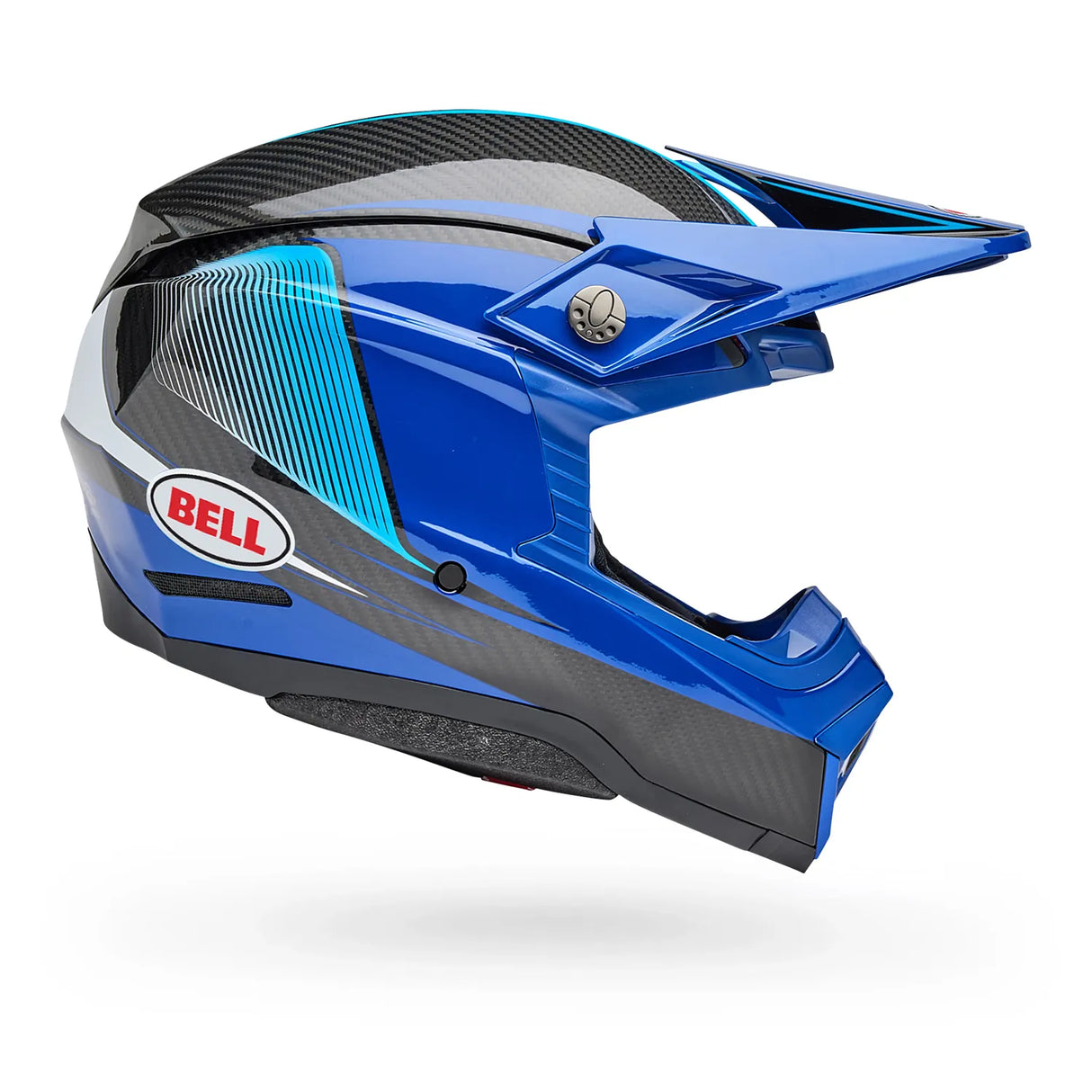 Bell Moto-10 Spherical Evade Gloss Blue/Black Helmet
