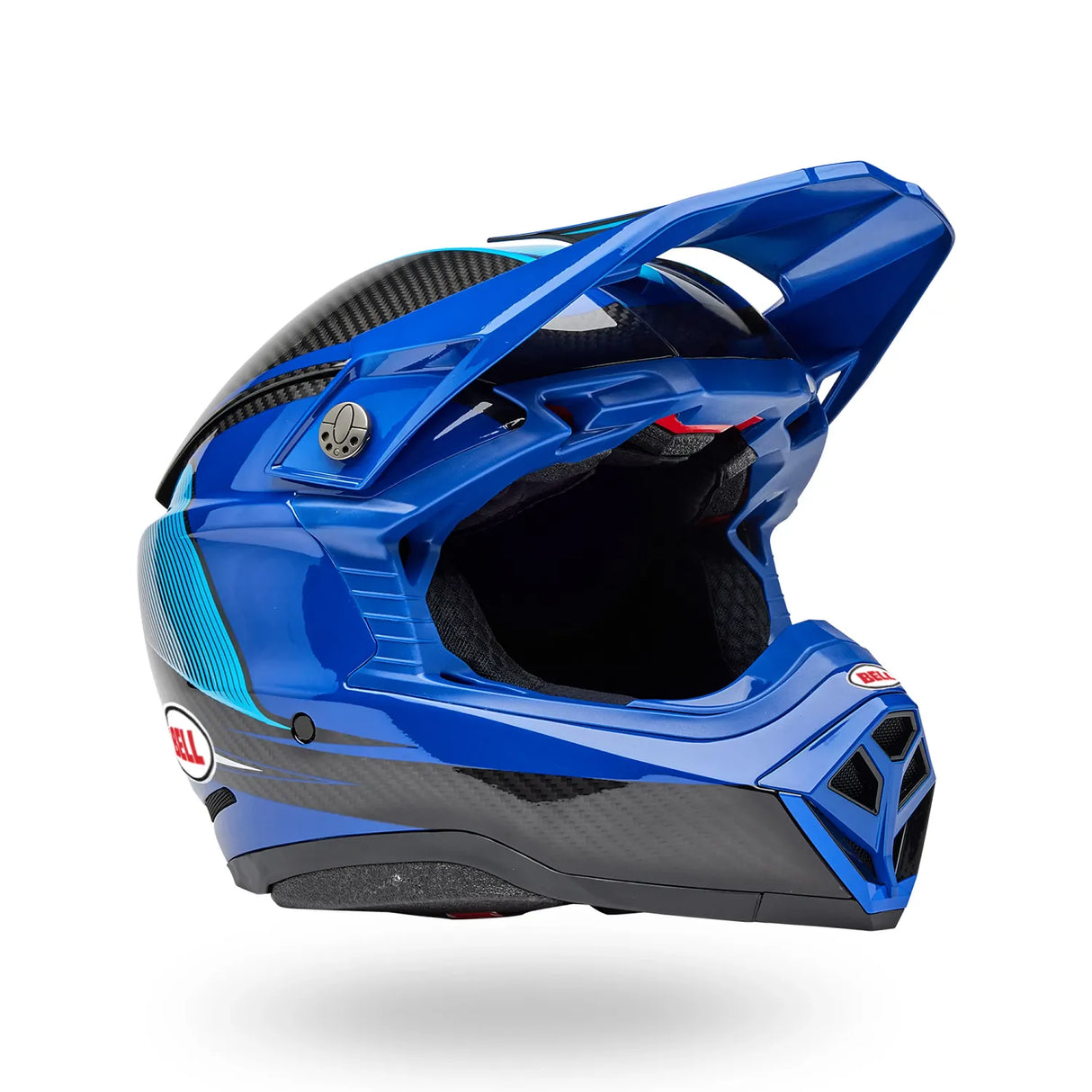 Bell Moto-10 Spherical Evade Gloss Blue/Black Helmet