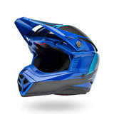 Bell Moto-10 Spherical Evade Gloss Blue/Black Helmet