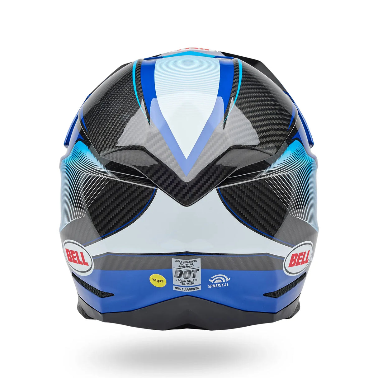 Bell Moto-10 Spherical Evade Gloss Blue/Black Helmet