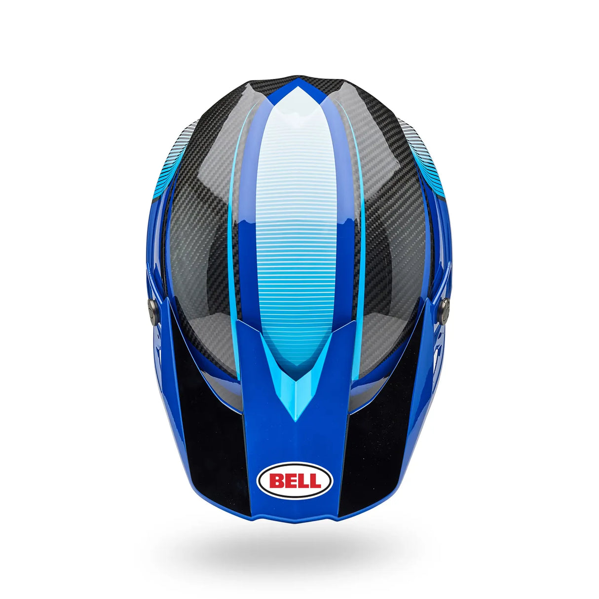 Bell Moto-10 Spherical Evade Gloss Blue/Black Helmet