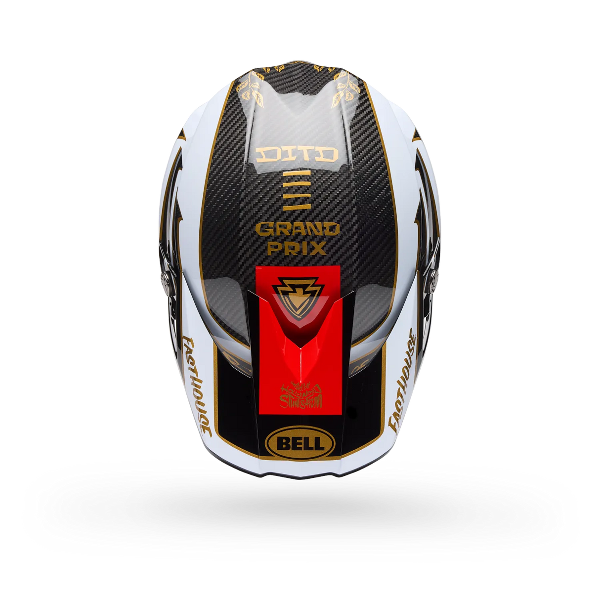 Bell Moto-10 Spherical Fasthouse Did 25 Gloss Black/Gold Helmet