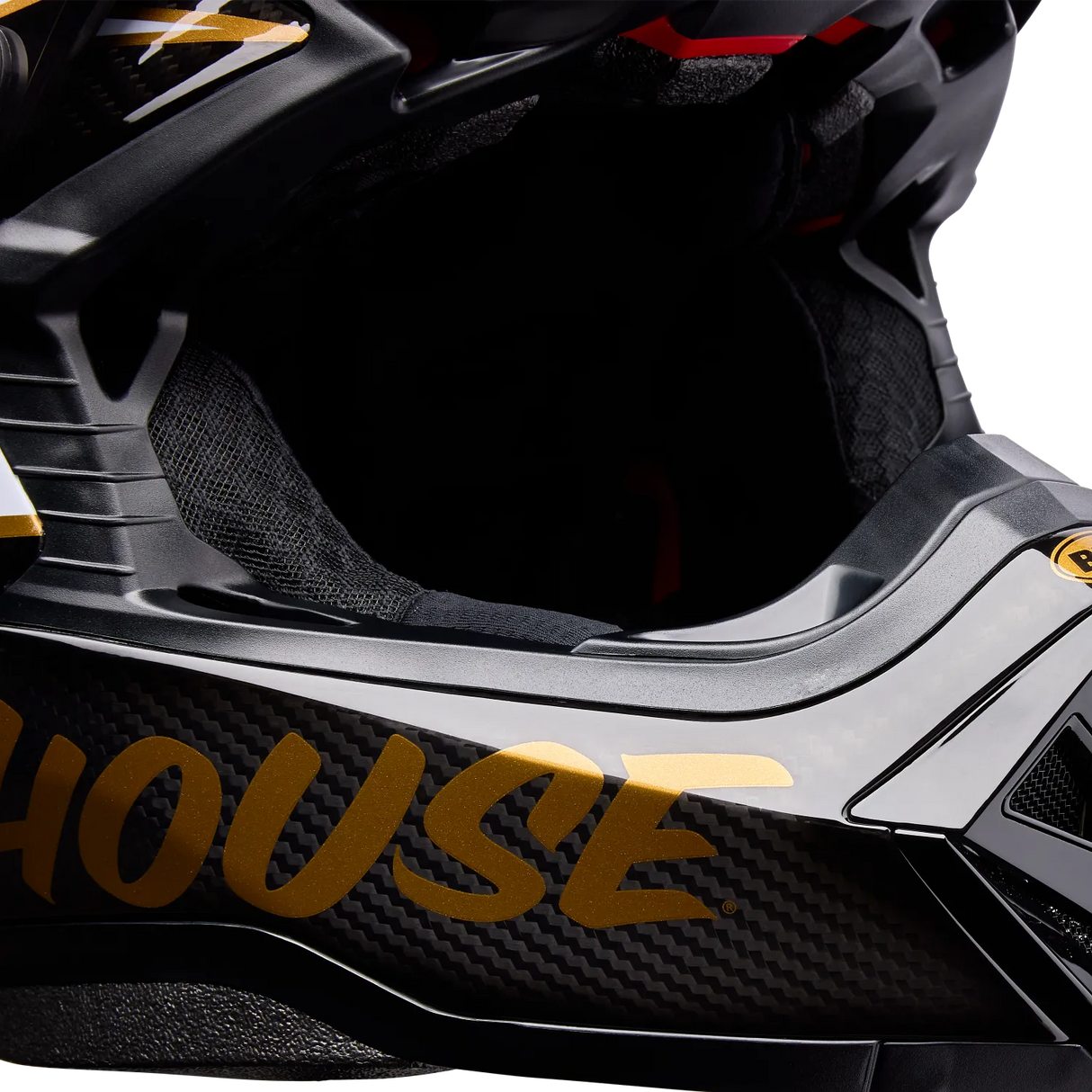 Bell Moto-10 Spherical Fasthouse Did 25 Gloss Black/Gold Helmet