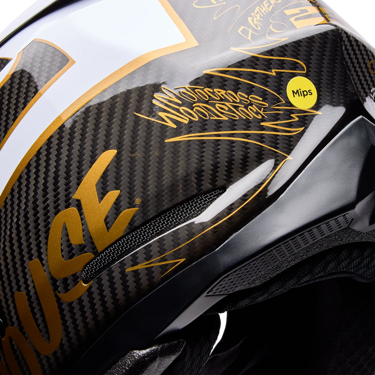 Bell Moto-10 Spherical Fasthouse Did 25 Gloss Black/Gold Helmet