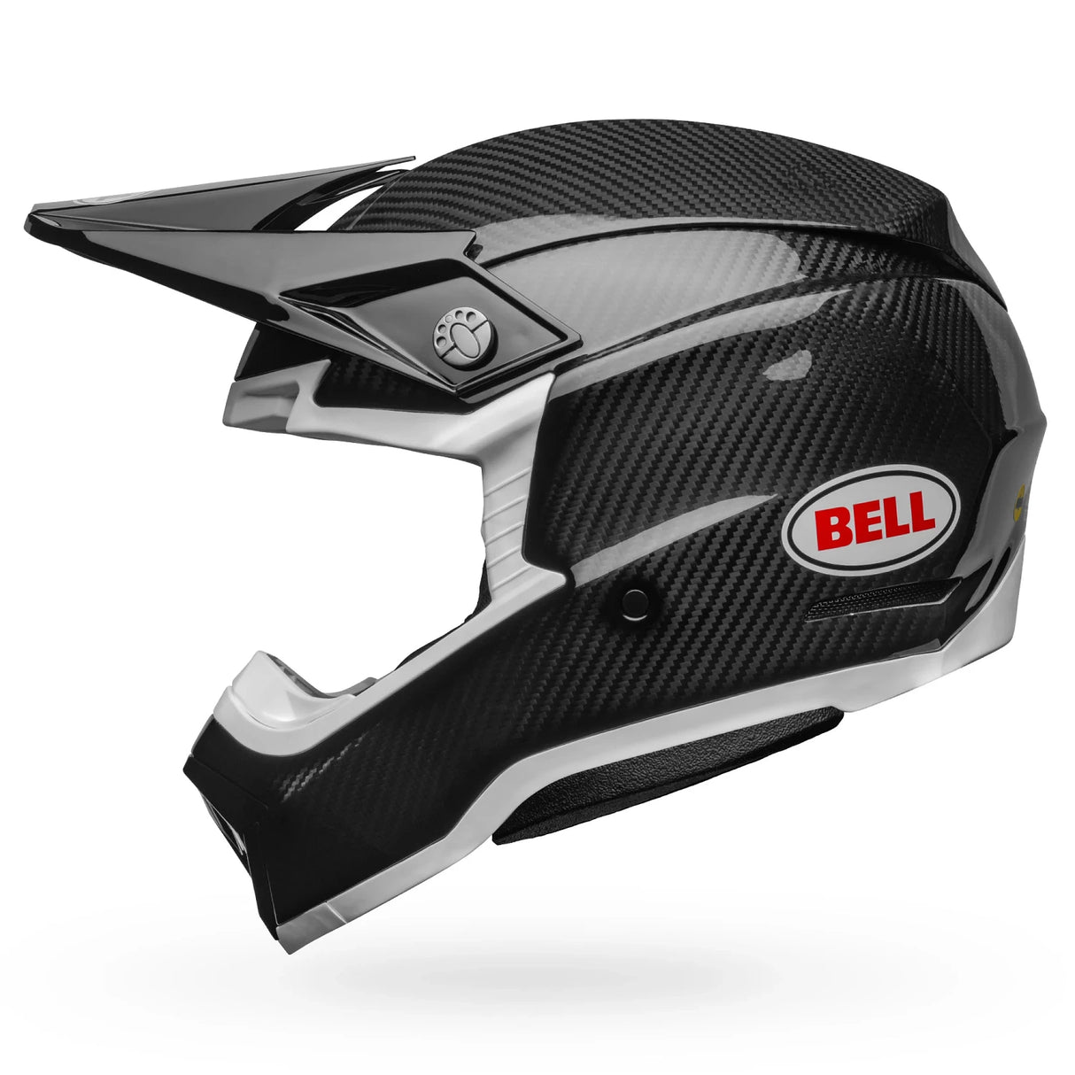 Bell Moto-10 Spherical  Gloss Black/White Helmet