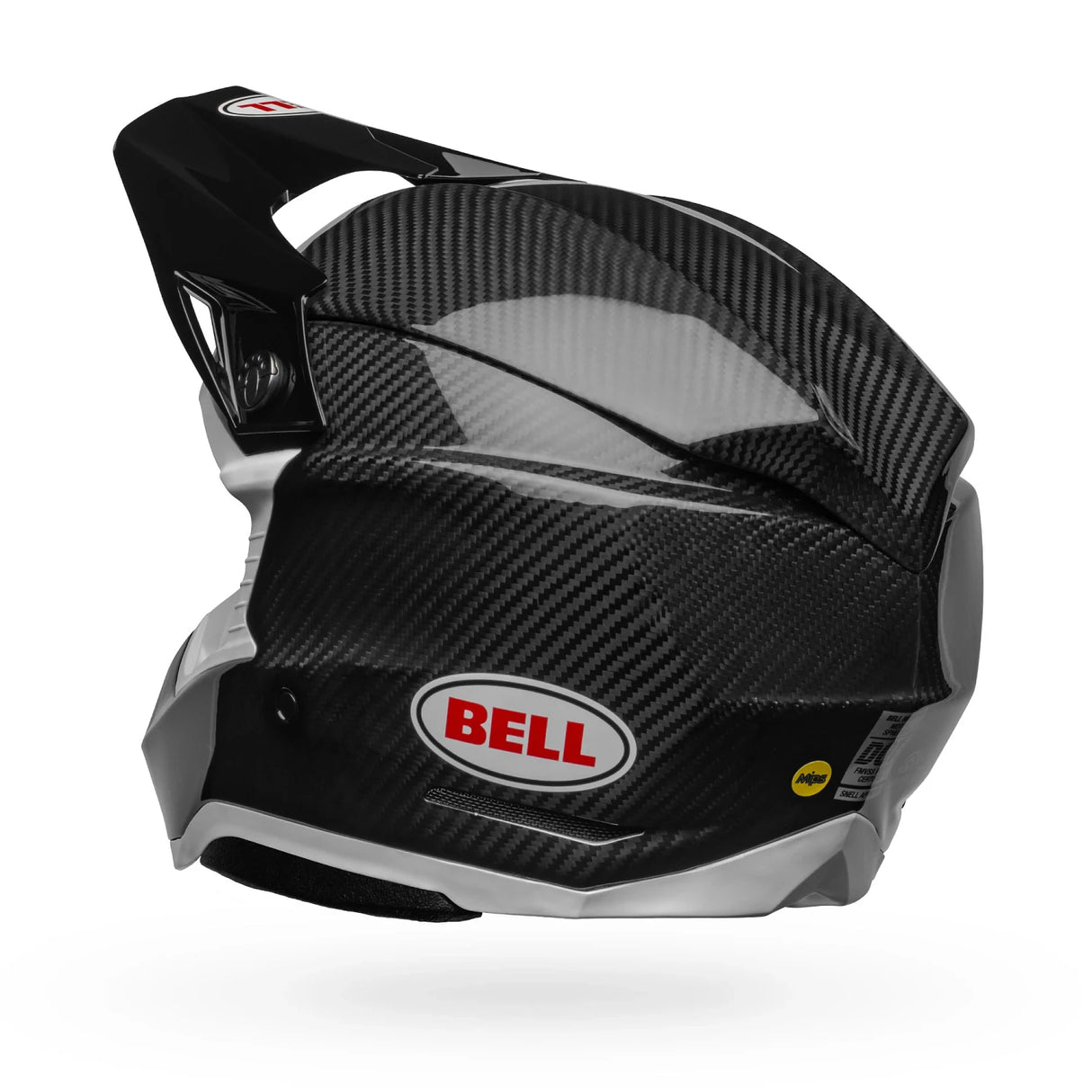 Bell Moto-10 Spherical  Gloss Black/White Helmet